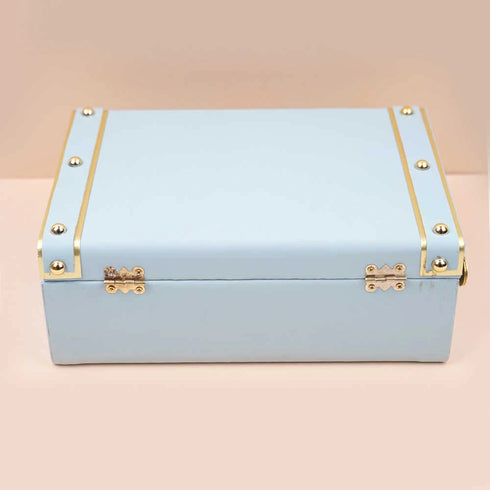 Customized Trunk Box With One Name - Blue