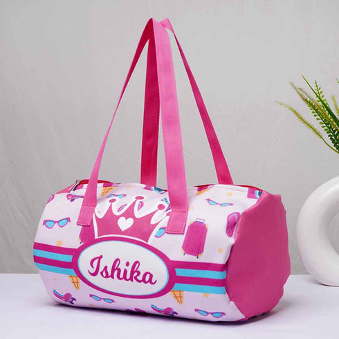 Personalised Sunglasses Printed Kids Duffle Bag