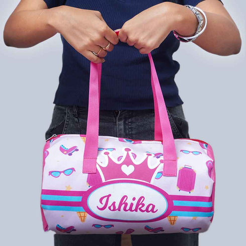 Personalised Sunglasses Printed Kids Duffle Bag