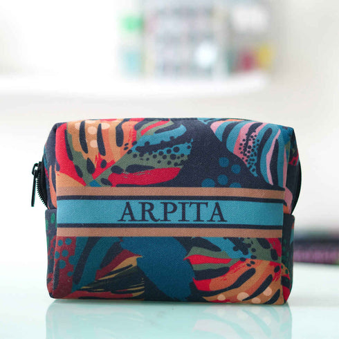 Personalised Tropical Box Pouch - Uncommongifts.in
