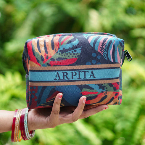 Personalised Tropical Box Pouch - Uncommongifts.in