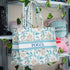 Leaves & Flower Printed Customised Box Tote Bag - Uncommongifts.in