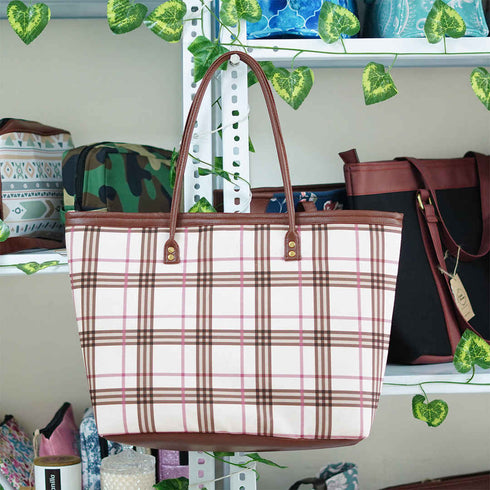 Printed Canvas Shoulder Bag Handbag - Uncommongifts.in