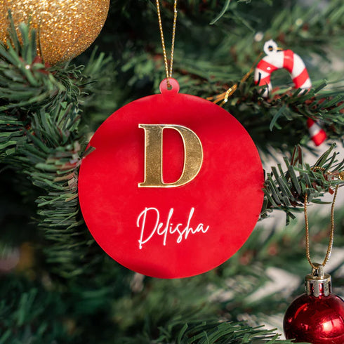 Personalized Acrylic Ornament For Christmas