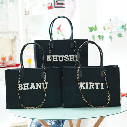 Black Dazzle Handbag - Uncommongifts.in