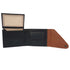 Personalised 3 Fold Men's Wallet With Charm - Brown & Black - Uncommongifts.in