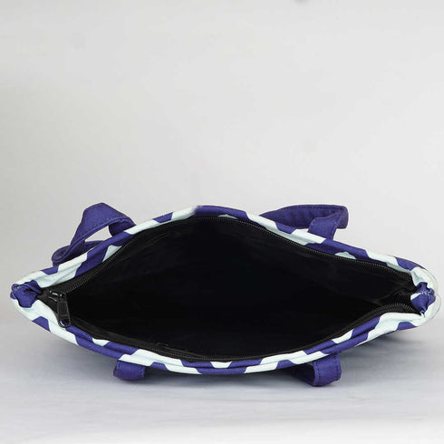 Geometric Printed Oversized Shopper Tote Bag - Uncommongifts.in