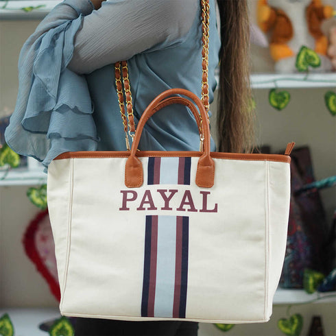 Luna Printed Handle Handbag - Uncommongifts.in