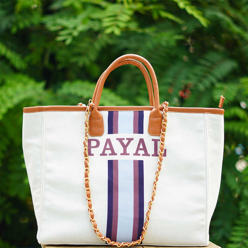 Luna Printed Handle Handbag - Uncommongifts.in