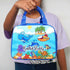 Personalised Fish Printed Kids Lunch Bag With Handle