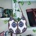 Multicolored Ethnic Motifs Printed Half Moon Hobo Bag - Uncommongifts.in