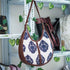 Multicolored Ethnic Motifs Printed Half Moon Hobo Bag - Uncommongifts.in