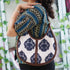 Multicolored Ethnic Motifs Printed Half Moon Hobo Bag - Uncommongifts.in