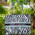 Black & White Animal Printed Customised Box Tote Bag - Uncommongifts.in