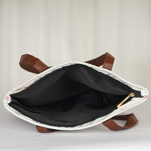 Floral Printed Oversized Shopper Tote Bag - Uncommongifts.in