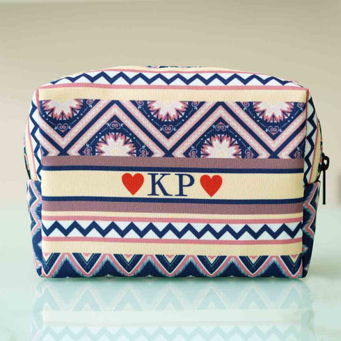 Personalised Colorful Box Pouch - Uncommongifts.in