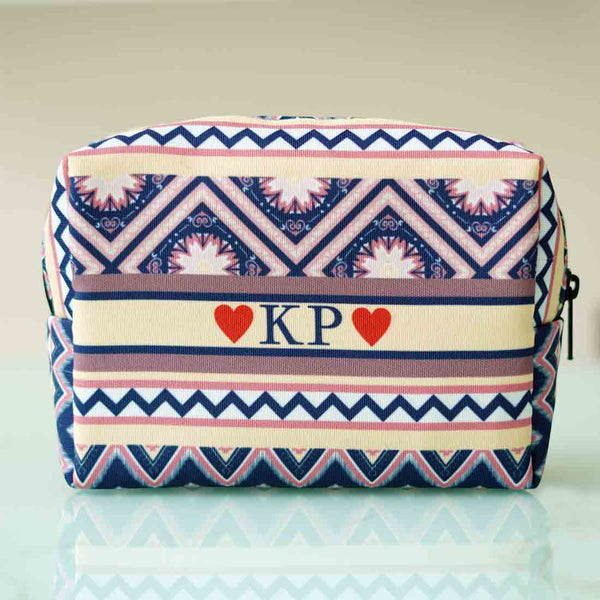 Personalised Colorful Box Pouch - Uncommongifts.in