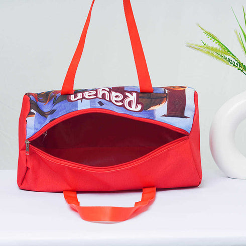 Personalised Cartoon Printed Kids Duffle Bag