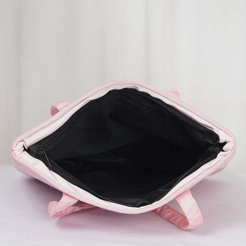 Pink Strap Printed Oversized Shopper Tote Bag - Uncommongifts.in