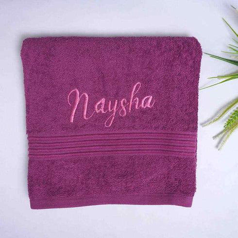 Personalized Bath Towel For Women