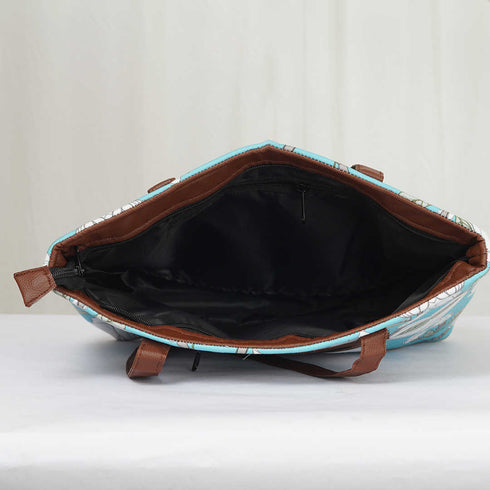 Floral Printed Handheld Box Bag - Uncommongifts.in