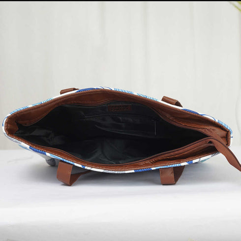 Leaf's Printed Canvas Shoulder Bag Handbag - Uncommongifts.in