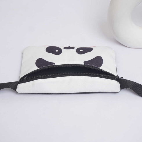 Personalised Panda Printed Kids Waist Pouch