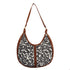Blue Ethnic Motifs Printed Half Moon Hobo Bag - Uncommongifts.in