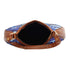 Ethnic Motifs Blue Printed Half Moon Hobo Bag - Uncommongifts.in