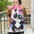 Personalised Panda Printed Kids Drawstring Bag