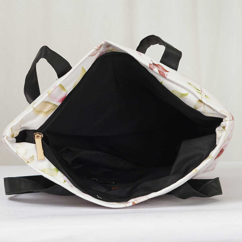 Floral Printed Oversized Shopper Tote Bag - Uncommongifts.in