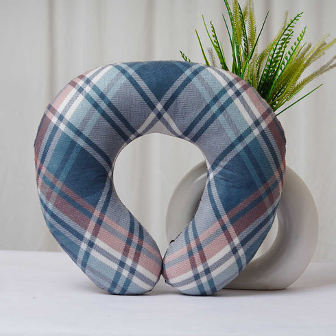 Check Pattern Printed Canvas and PU Laptop Bag Combo Gift Set - Uncommongifts.in