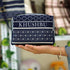 Blue Geometric Printed Box Pouch - Uncommongifts.in