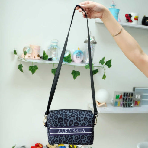 Personalised Animal Printed Sling Bag - Uncommongifts.in