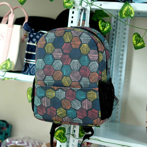 Multicolor Printed Bag Pack - Uncommongifts.in