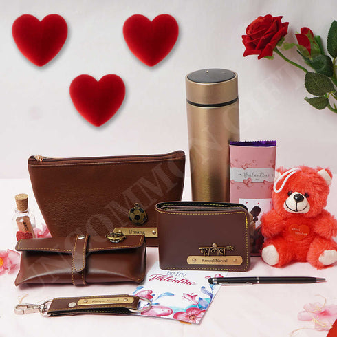 Valentine's Day Couples Gift Hamper - Uncommongifts.in