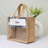 Personalised Jute & Canvas Lunch Bag