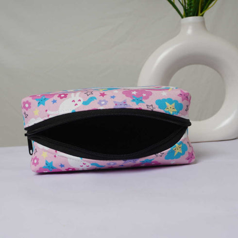 Personalised Unicorn Printed Kids Box Pouch
