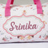 Personalised Floral Printed Kids Duffle Bag