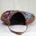 Blue Ethnic Motifs Printed Half Moon Hobo Bag - Uncommongifts.in