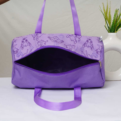 Personalised Bunny Printed Kids Duffle Bag