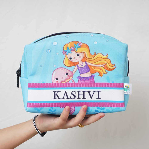 Personalised Little Mermaid Printed Kids Box Pouch