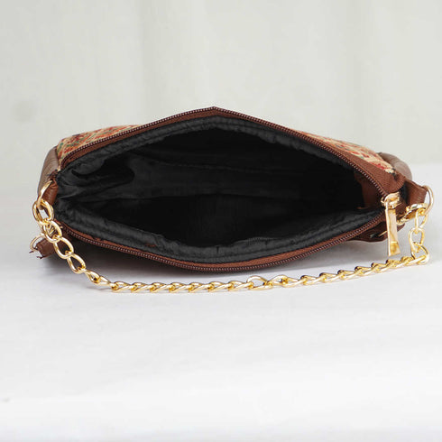 Ethnic Motifs Printed Shoulder Bag - Uncommongifts.in
