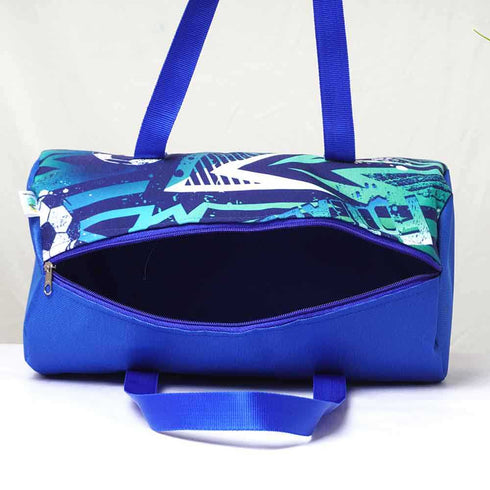 Personalised Football Printed Kids Duffle Bag