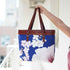 Printed Canvas Shoulder Bag Handbag - Uncommongifts.in