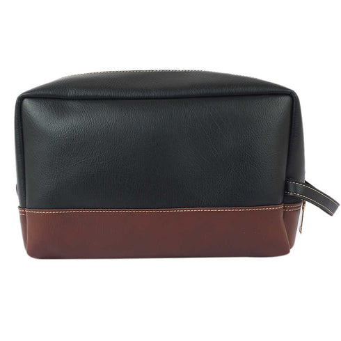 Personalized PU Box Pouch with Charm- Black - Uncommongifts.in