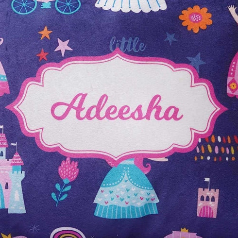 Personalized Fairy Printed Kids Pillow