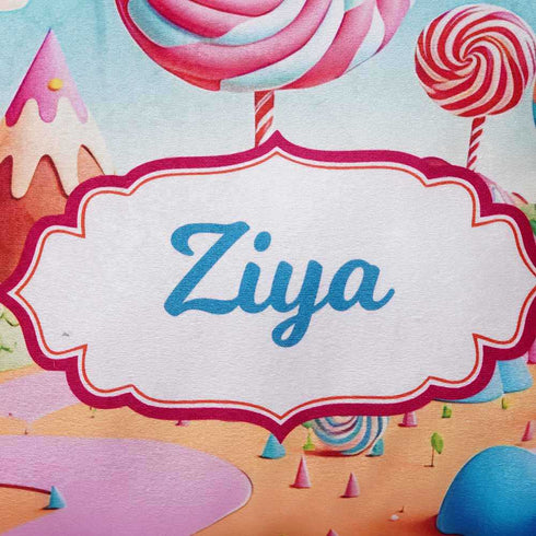 Personalized Candies Printed Kids Pillow