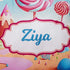 Personalized Candies Printed Kids Pillow
