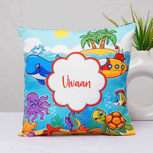 Personalised Laptop Sleeve/Cover & Cushion Kids Combo